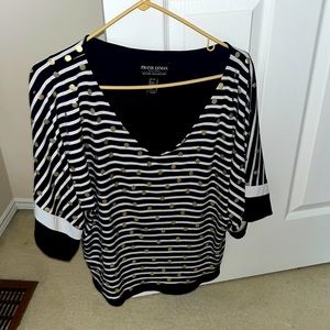New product: blue and white stripe shirt